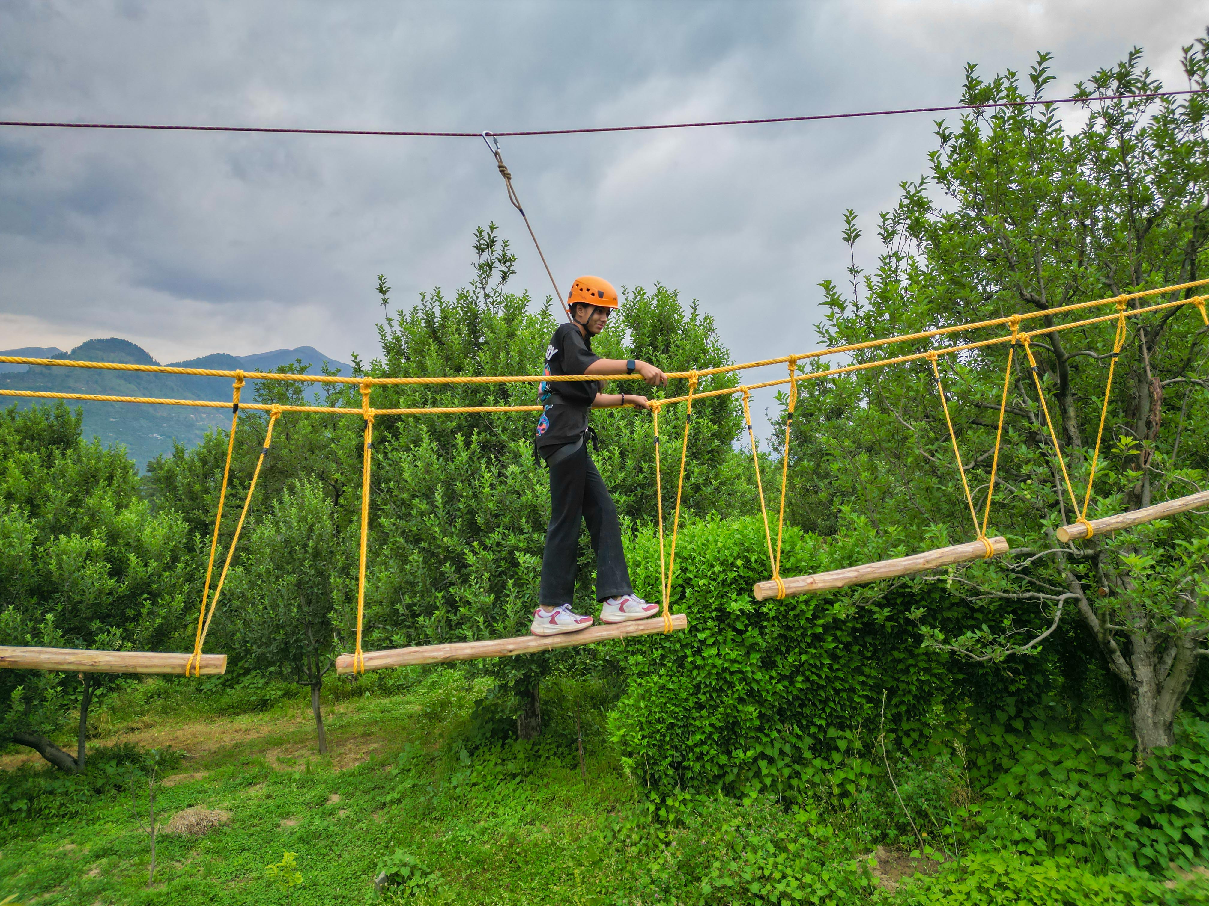 High Adventure Camps Manali Group Camping Setup